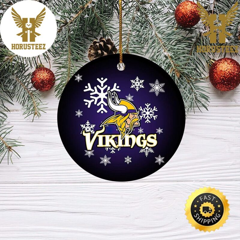 Minnesota Vikings Merry Christmas Hallmark NFL 2023 Decorations