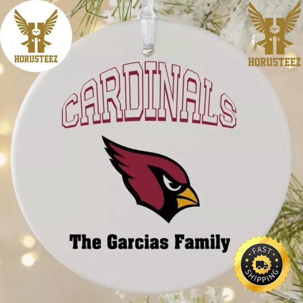NFL Arizona Cardinals Personalized NFL Football 2023 Decorations Christmas Ornament