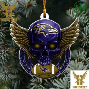 NFL Baltimore Ravens Xmas Christmas Tree Decorations Ornament