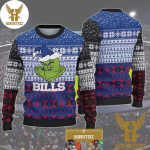 NFL Buffalo Bills x Grinch Best For Xmas Holiday Christmas Ugly Sweater