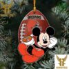 NFL Cleveland Browns Xmas American US Eagle Christmas Tree Decorations Ornament