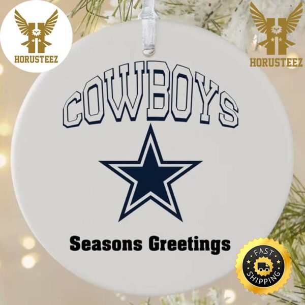 NFL Dallas Cowboys Personalized NFL Football 2023 Decorations Christmas Ornament