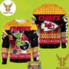 NFL Kansas City Chiefs Grinch Best For Xmas Holiday Christmas Ugly Sweater