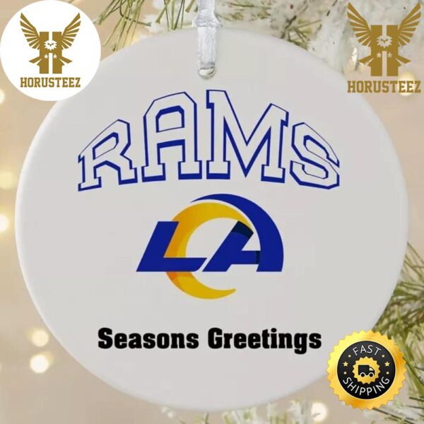 NFL Los Angeles Rams Personalized NFL Football 2023 Decorations Christmas Ornament