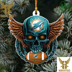 NFL Miami Dolphins Xmas 2023 Christmas Tree Decorations Ornament