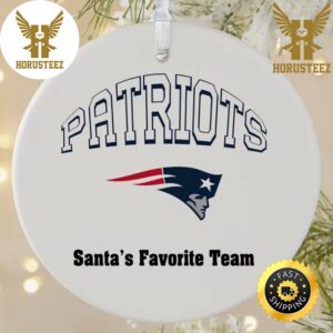 NFL New England Patriots Personalized NFL Football 2023 Decorations Christmas Ornament