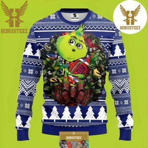 NFL New York Giants Cute Grinch Best For Xmas Holiday Christmas Ugly Sweater