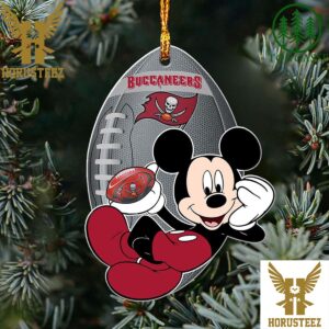NFL San Francisco 49ers Xmas Mickey Christmas Tree Decorations Ornament