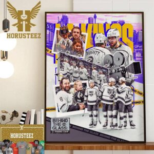 NHL Los Angeles Kings Training Camp Behind The Glass In The Series Home Decor Poster Canvas