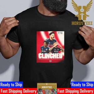 New England Revolution Clinch A Spot In The Audi 2023 MLS Cup Playoffs Unisex T-Shirt