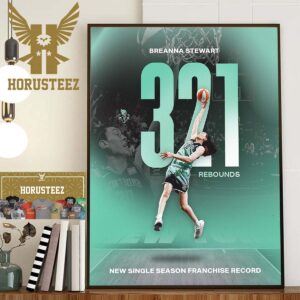 New York Liberty Breanna Stewart 321 Rebounds Is New Single Season Franchise Record Home Decor Poster Canvas