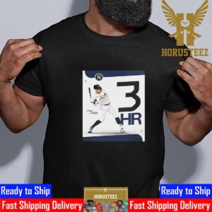 New York Yankees Aaron Judge 3 Home Runs Poster Unisex T-Shirt