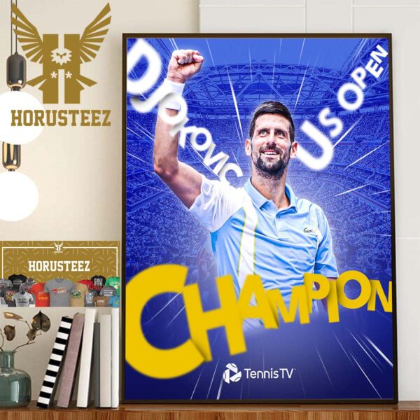 Novak Djokovic Is A 24-Time Grand Slam Champion Home Decor Poster Canvas