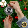 Oakland Raiders Baby Yoda NFL Football Ornaments 2023 Decorations Christmas Ornament