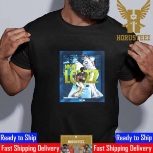 Official Poster For Nicky Lopez Of Atlanta Braves In MLB Unisex T-Shirt
