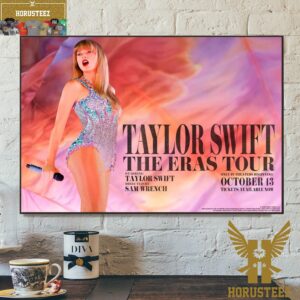 Official Poster For Taylor Swift On The Eras Tour Concert Film In Cinemas October 13th 2023 Home Decor Poster Canvas