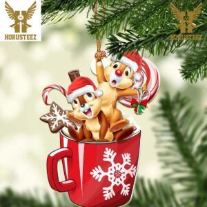 Personalized Chip And Dale Disney Christmas Tree Decorations Ornament