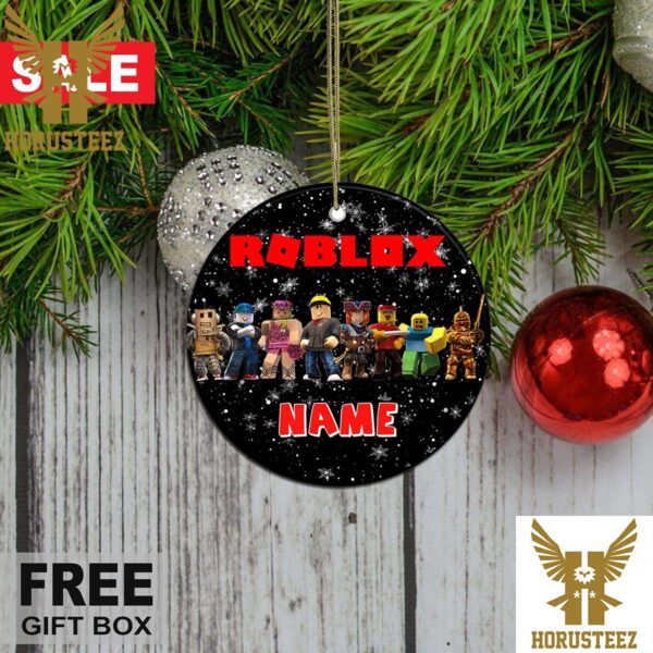Personalized Roblox Gift For Friends Christmas Tree Decorations Ornament