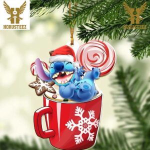 Personalized Stitch Candy Disney Christmas Tree Decorations Ornament