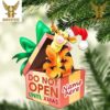 Philadelphia Eagles NFL Custom Name Grinch Candy Cane Christmas Tree Decorations Ornament