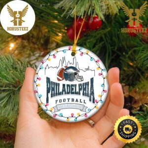 Philadelphia Football Christmas Philadelphia Hallmark NFL 2023 Decorations Christmas Ornament