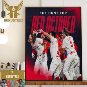 Philadelphia Phillies The Hunt For Red October Home Decor Poster Canvas