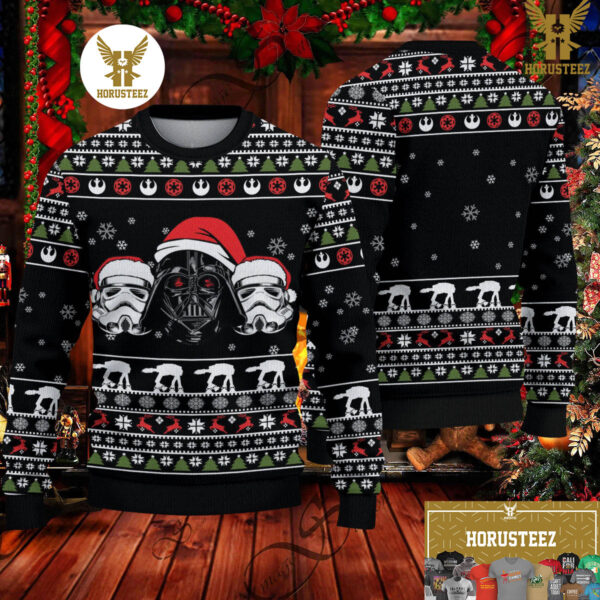 Santa Hat Darth Vader Star Wars Funny Christmas Ugly Sweater