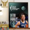 Satou Sabally Has Been Named The Most Improved Player Of WNBA Home Decor Poster Canvas
