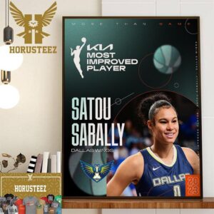 Satou Sabally Is The 2023 WNBA Most Improved Player Home Decor Poster Canvas