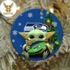 San Francisco 49ers Baby Yoda NFL Christmas 2023 Decorations Christmas Ornament