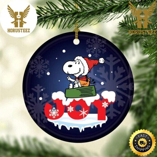 Snoopy Joy Merry Christmas Tree Decorations Christmas Ornament