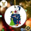 Snoopy New England Patriots NFL Football Decorations Christmas Ornament