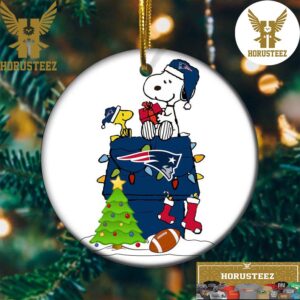 Snoopy New England Patriots NFL Weihnachten 2023 Christmas Tree Decorations Ornament