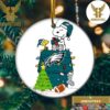 Snoopy New Orleans Saints NFL Christmas 2023 Christmas Tree Decorations Ornament