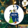 Snoopy Pittsburgh Steelers NFL Weihnachten 2023 Christmas Tree Decorations Ornament