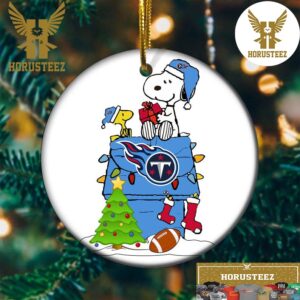 Snoopy Tennesee Titans NFL Weihnachten 2023 Christmas Tree Decorations Ornament
