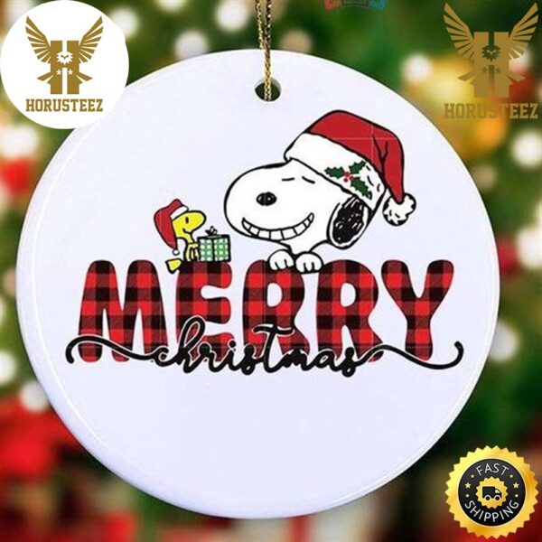 Snoopy and Woodstock Merry Christmas 2023 Snoopy Christmas Decorations Christmas Ornament