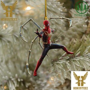 Spiderman Gold Fighting Christmas Tree Decorations Ornament