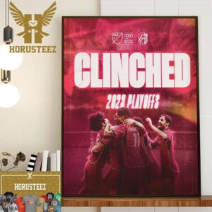 St Louis City SC Clinched Playoffs The Audi 2023 MLS Cup Home Decor Poster Canvas