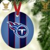 Tennessee Titans Skull Joker NFL Decorations Christmas Ornament