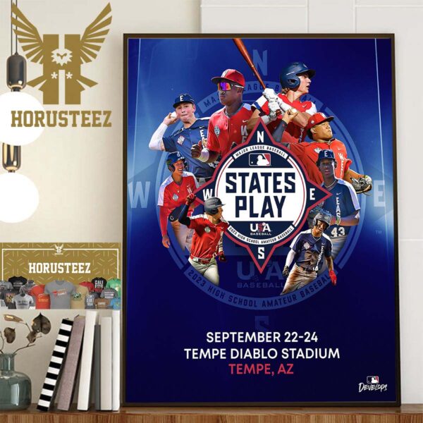 The 2023 MLB States Play Arrives In Tempe AZ At Tempe Diablo Stadium Home Decor Poster Canvas