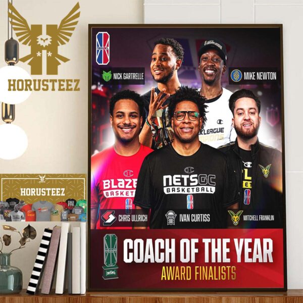 The 2023 NBA 2K League Coach Of The Year Award Finalists Home Decorations Poster Canvas