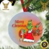 The Grinch Merry Christmas Cute Funny Grinch Decorations Christmas Ornament