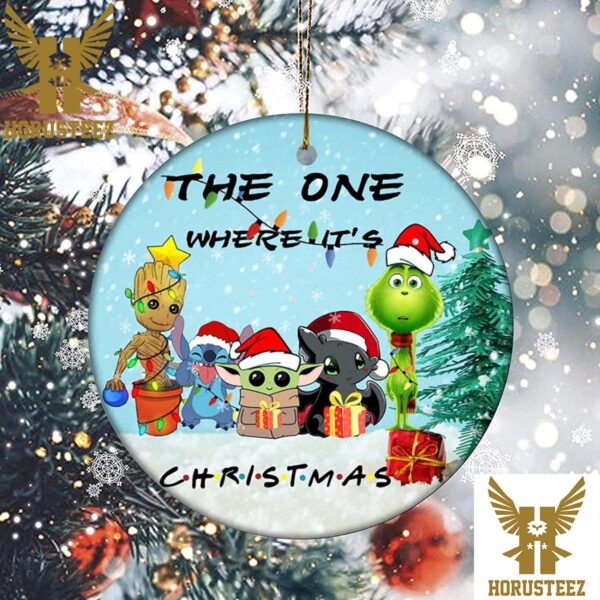 The One Where Its Christmas Grinch Christmas Tree Decorations Ornament