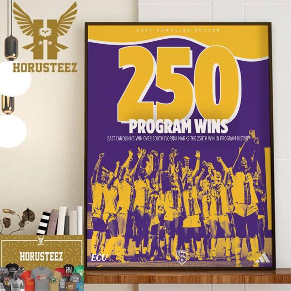 The Pirates East Carolina Soccer Win Over South Florida Is The 250th In Program History Home Decor Poster Canvas
