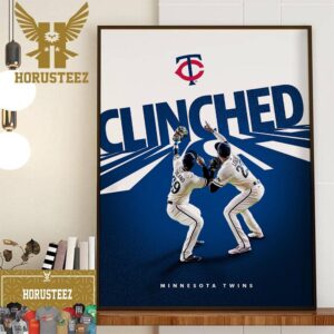 The Twins Are The 2023 AL Central Champions Home Decor Poster Canvas