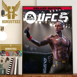 UFC5 Deluxe Edition Cover Athlete Israel Adesanya UFC Middleweight Champion Home Decorations Poster Canvas