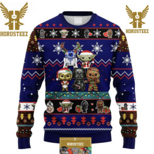 Xmas SW Characters Star Wars Funny Christmas Ugly Sweater