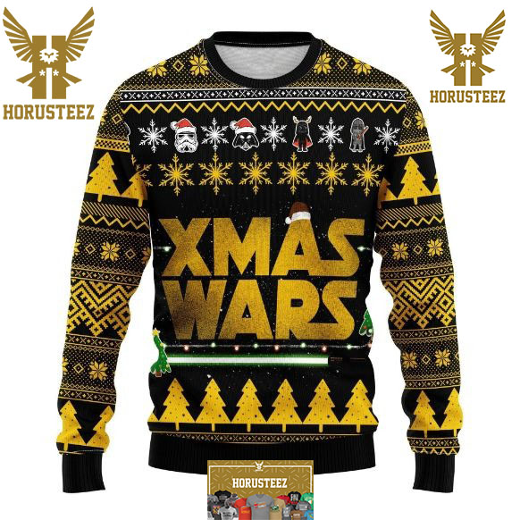 Xmas Star Wars Wool Knitted Funny Christmas Ugly Sweater