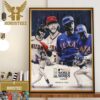 2023 MLB World Series Matchup Is Set The Arizona Diamondbacks Vs The Texas Rangers Home Decor Poster Canvas